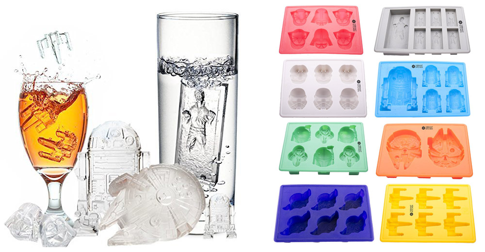 Set of Star Wars Ice Cube Trays