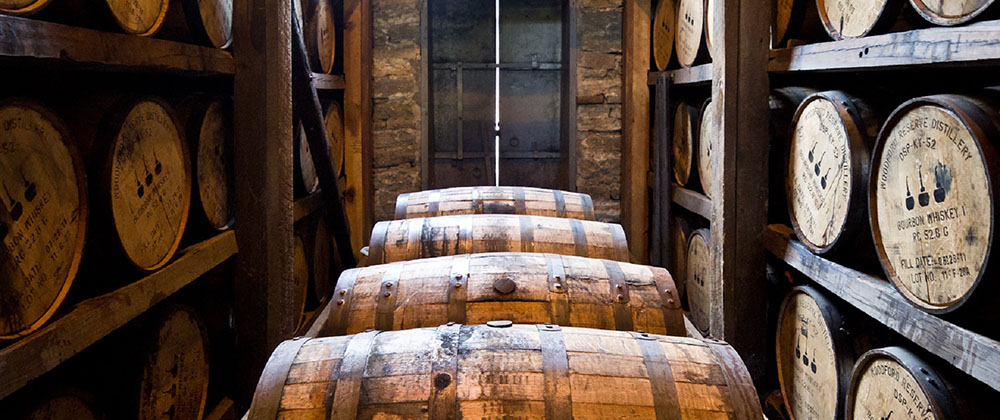 Distillery barrels